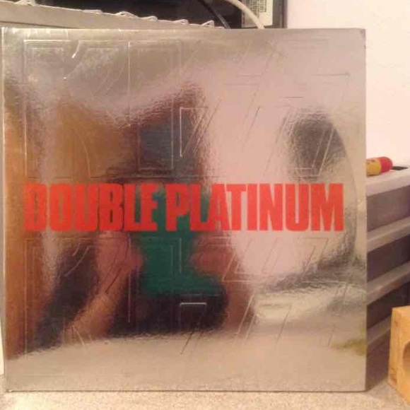 Kiss Double platinum vinyl record
