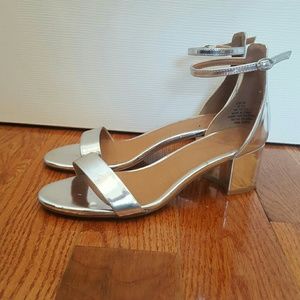 H&M Silver Metallic Low Pumps