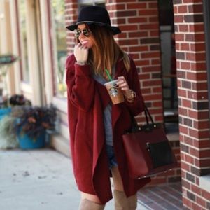Burgundy/Maroon Cardigan