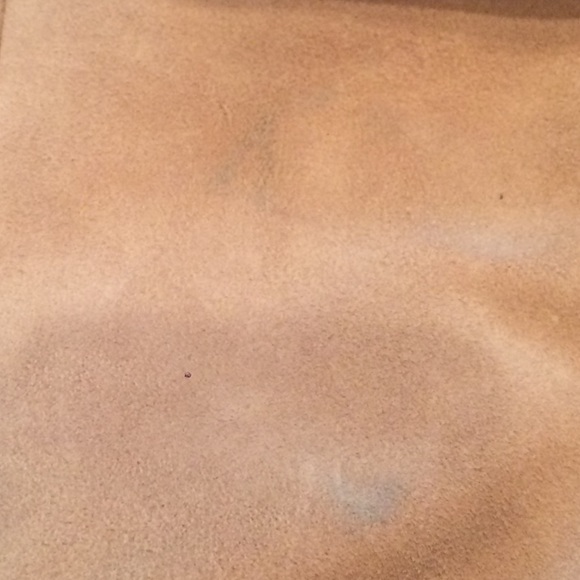 NWOT Suede Blush Silver Studded Backpack - Picture 4 of 4