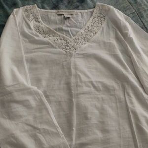 Tunic white blouse