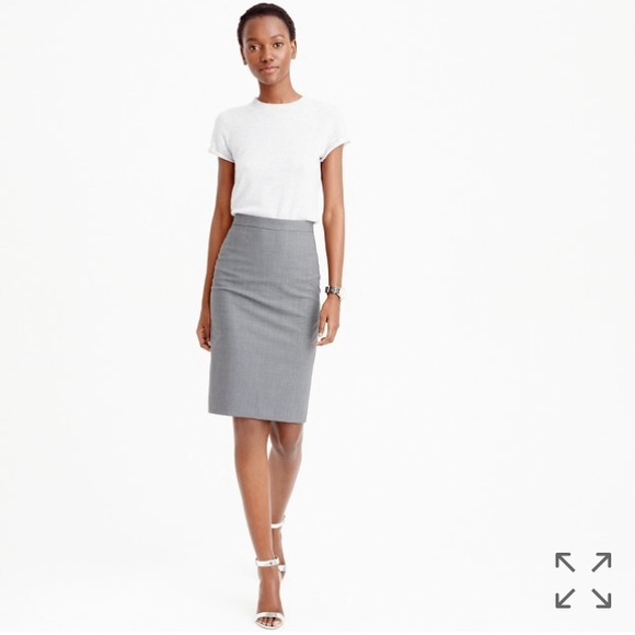 JCrew Campbell skirt- Italian stretch wool