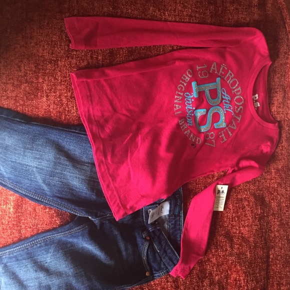 New Levi's jeans/ P.S girls outfit. Back 2 school