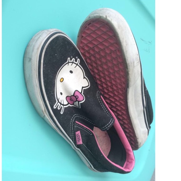 Hello Kitty Vans (Black Canvas)