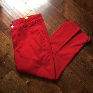 NYDJ Red Crop Pants