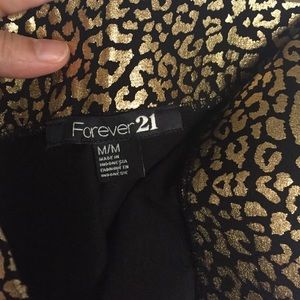 Forever 21 Skirts - Forever 21 F21 gold & black leopard stretch skirt Forever 21 Skirts - Forever 21 F21 gold & black leopard stretch skirt