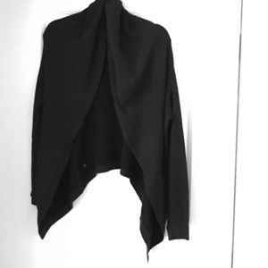 Lululemon Black Cabin Yogi Wrap Cardigan