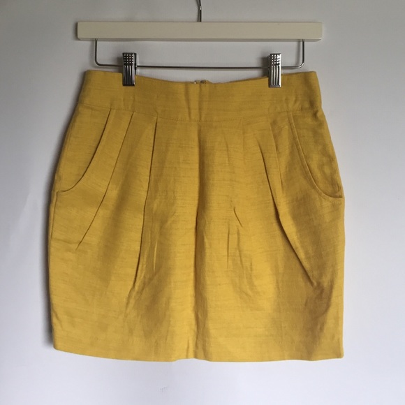 Forever 21 Skirts - Forever 21 F21 linen mustard yellow skirt sz S Forever 21 Skirts - Forever 21 F21 linen mustard yellow skirt sz S