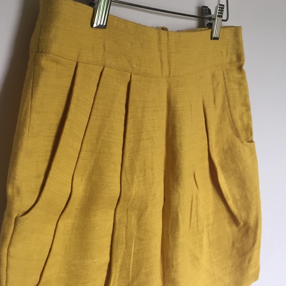 Forever 21 Skirts - Forever 21 F21 linen mustard yellow skirt sz S Forever 21 Skirts - Forever 21 F21 linen mustard yellow skirt sz S