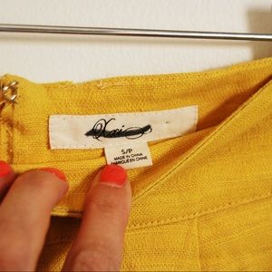 Forever 21 Skirts - Forever 21 F21 linen mustard yellow skirt sz S Forever 21 Skirts - Forever 21 F21 linen mustard yellow skirt sz S