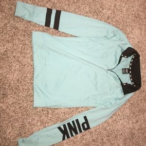 Light blue PINK halfzip