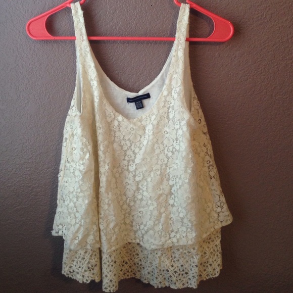 Lace tank top