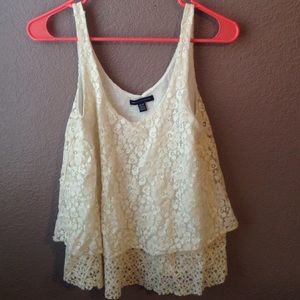 Lace tank top