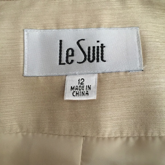 Beautiful Champaign Le Suit.   Originally $270. - Picture 3 of 4