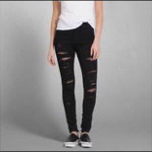Abercrombie & Fitch Black Skinny Jeans