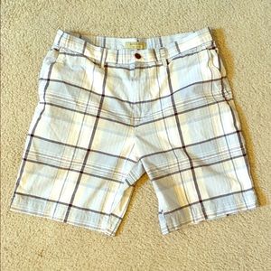 Men's plaid shorts