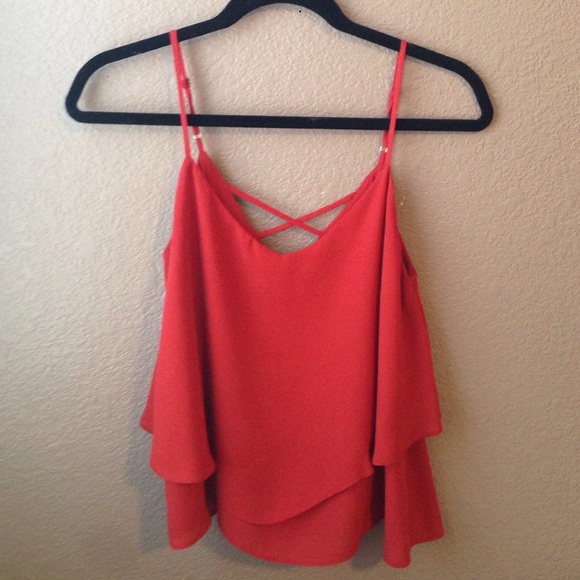 Coral tank top