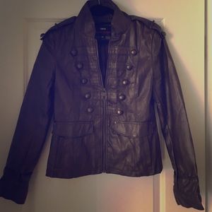 Miss Sixty Military Leather Jacket