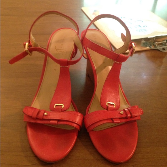 Coral Ivanka Trump Wedges