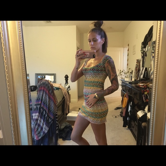 Missoni -short printed dress.