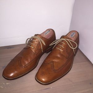 Cole Haan Mens Wingtip Oxford Dress Shoes