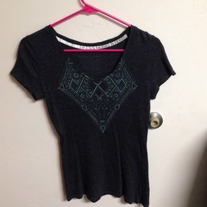 Grey tshirt with green design