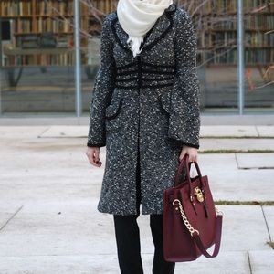 Nanette Lepore Jackets & Coats - Nanette Lepore bell sleeve 3/4 lightweight coat. Nanette Lepore Jackets & Coats - Nanette Lepore bell sleeve 3/4 lightweight coat.