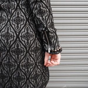 INC International Concepts Dresses - INC patterned dress with zipper arm details. INC International Concepts Dresses - INC patterned dress with zipper arm details.