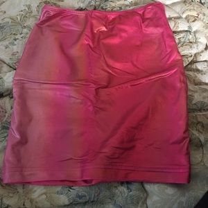 American Apparel Pink Metallic Mini skirt