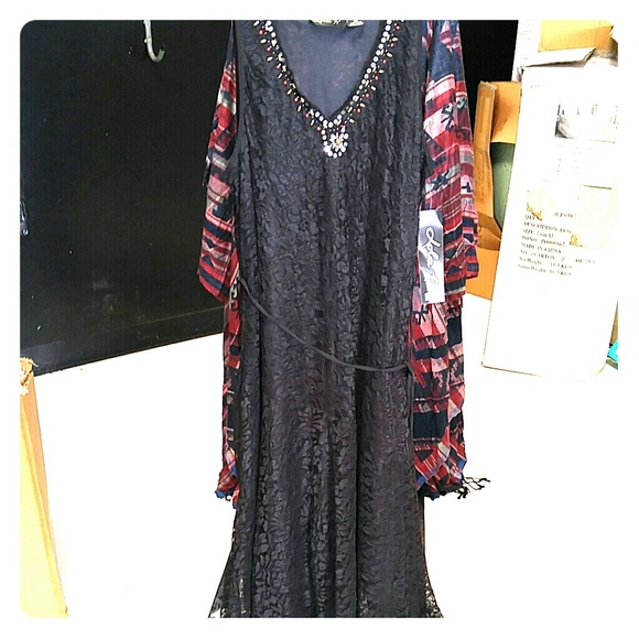 Lola P Lace Hi-Lo dress