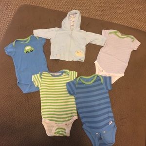 Infant boys onesies and jacket