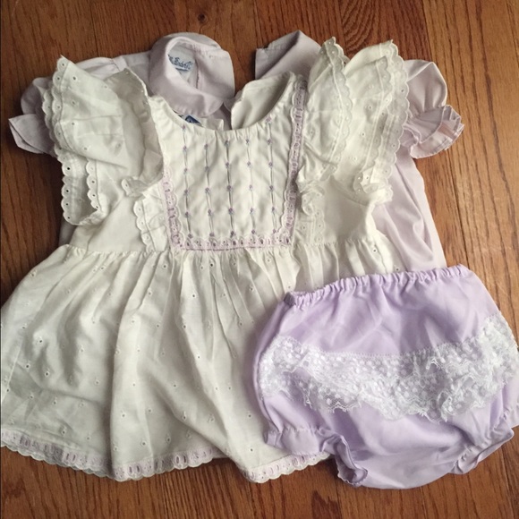 Polly Flinders Smocked Dress & Bloomers