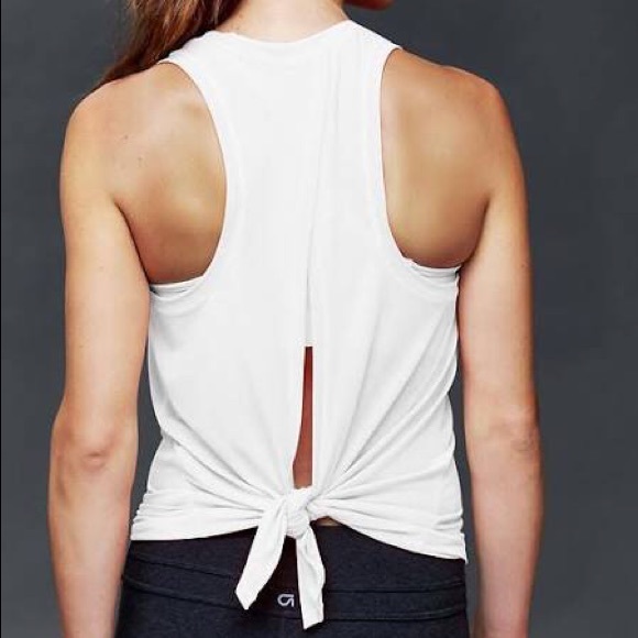 tie back workout top
