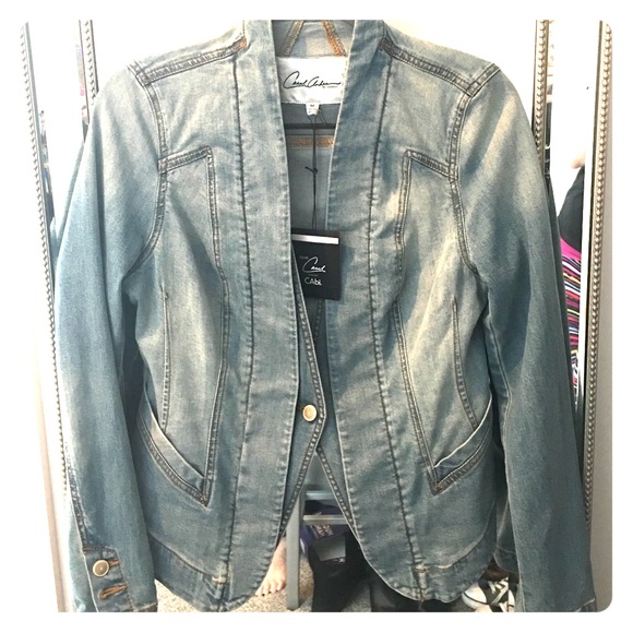 Love CAbi Collection Jeanie Jacket M NWT