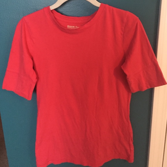 Mossimo red short sleeve cotton tee
