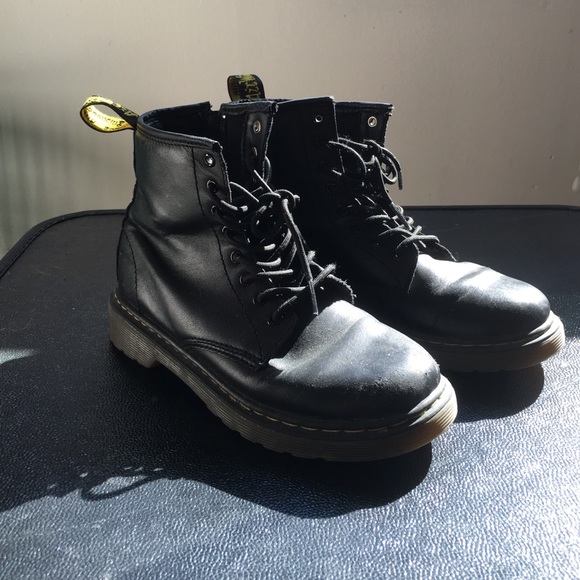 Doc Marten zip up boots