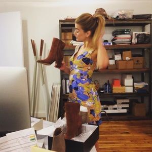 Zara dress with cut out / floral