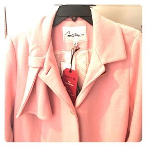 Love CAbi Collection Tuscadero Coat Pink 8 NWT
