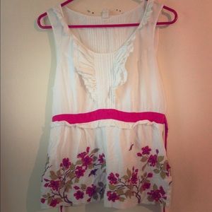 Anthropologie Floreat embroidered blouse size 6