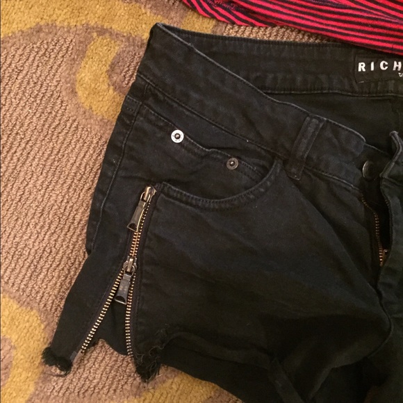 Black stretch zipper Richmond Denim - Picture 2 of 4