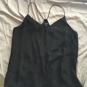Black j crew Carrie Cami size 12