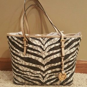 Michael Kors Zebra Print Purse