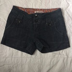 Denim shorts