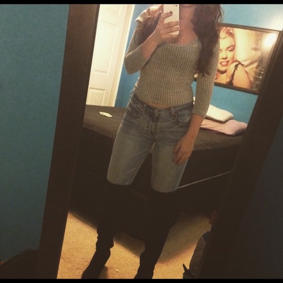 Over the knee black boots