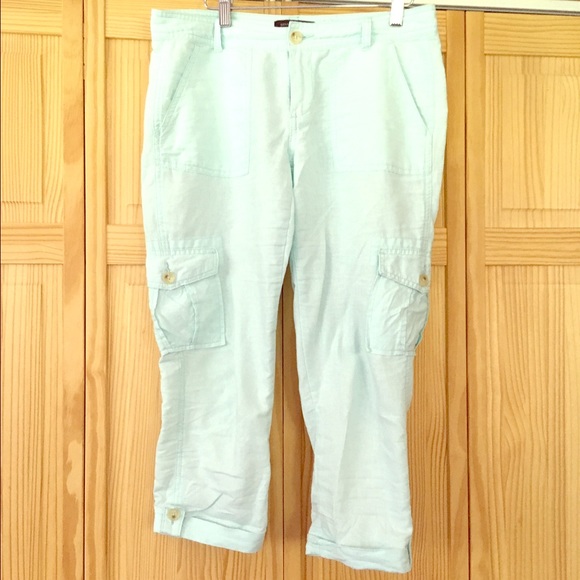 Capri linen pants