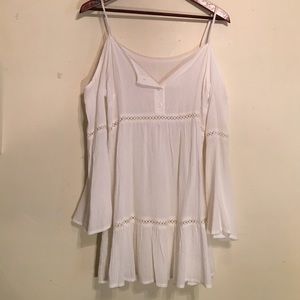 White boho festival dress- never been worn