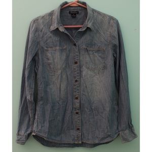 Lucky Brand Denim Colored Button Up Shirt