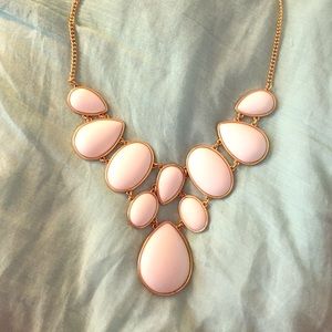 Francesca's white statement necklace