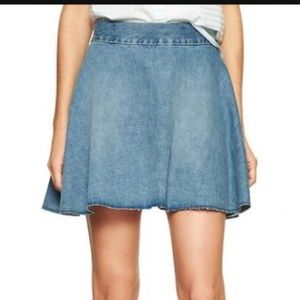 Gap denim circle skirt