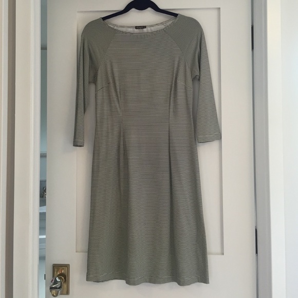 J McLaughlin Black and White Striped Dress